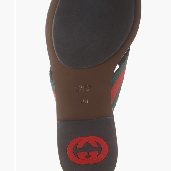 Kiki Gucci GG web Flip Flop - Picture 5 of 15